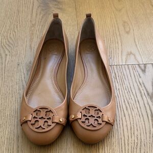 Tory Burch Brown Leather Loafers